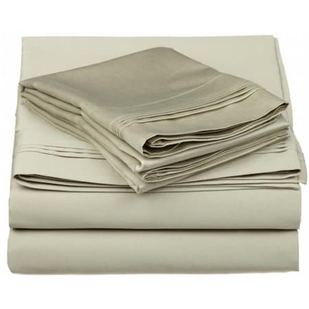 Impressions By Luxor Treasures Egyptian Cotton 650 Thread Count Solid Sheet Set King-Sage 650KGSH SLSG